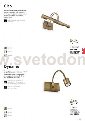 Ideal Lux DYNAMO AP BRUNITO