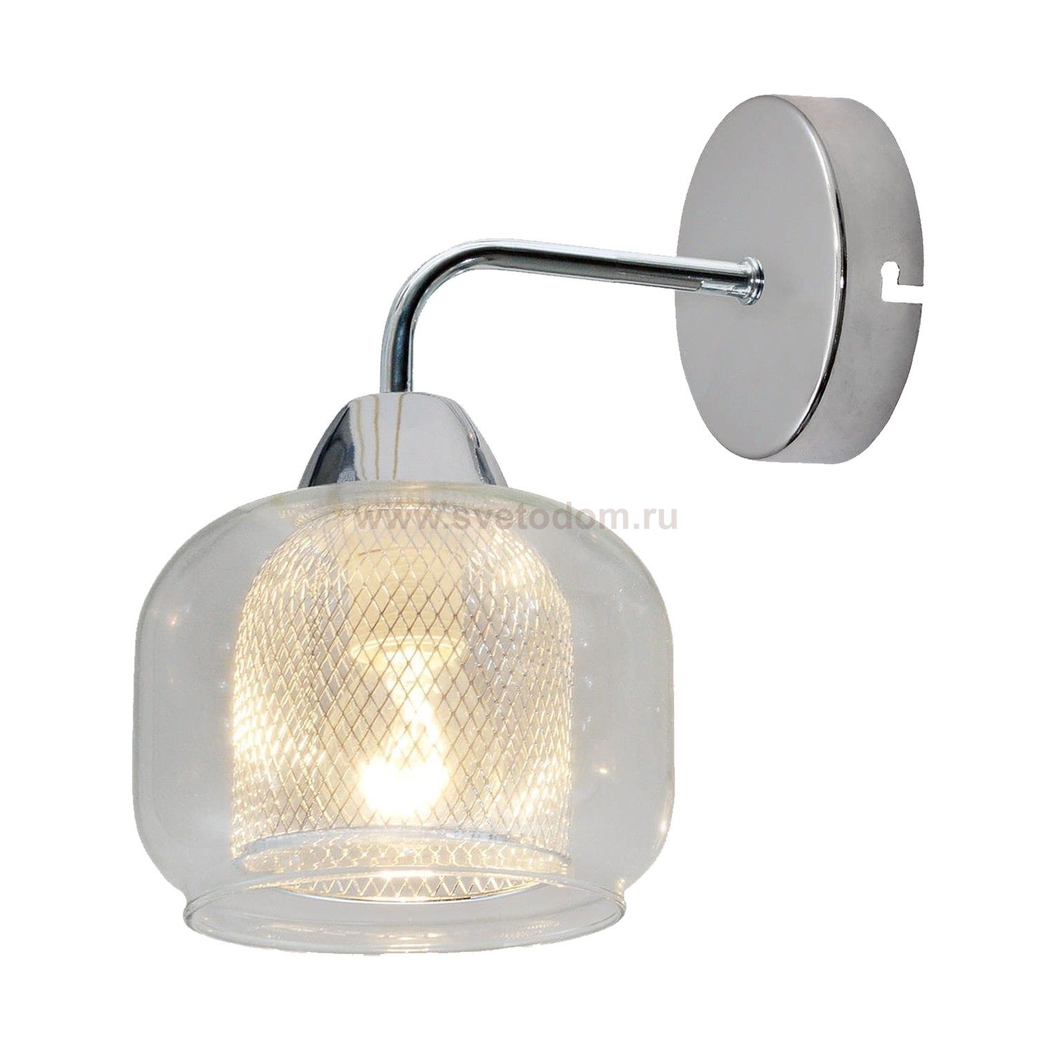 Светильник бра классическое Экономсвет 12136/1wCR CL+CR