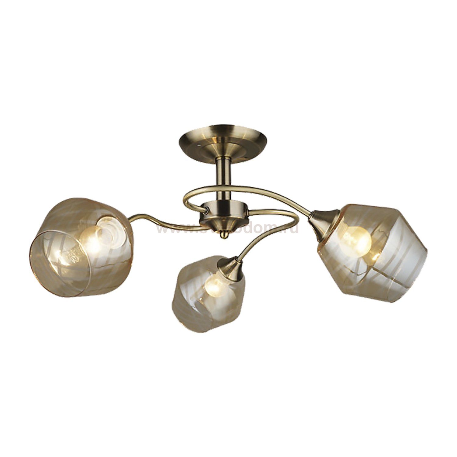 Люстра классическая Экономсвет 12140/3AB AMB