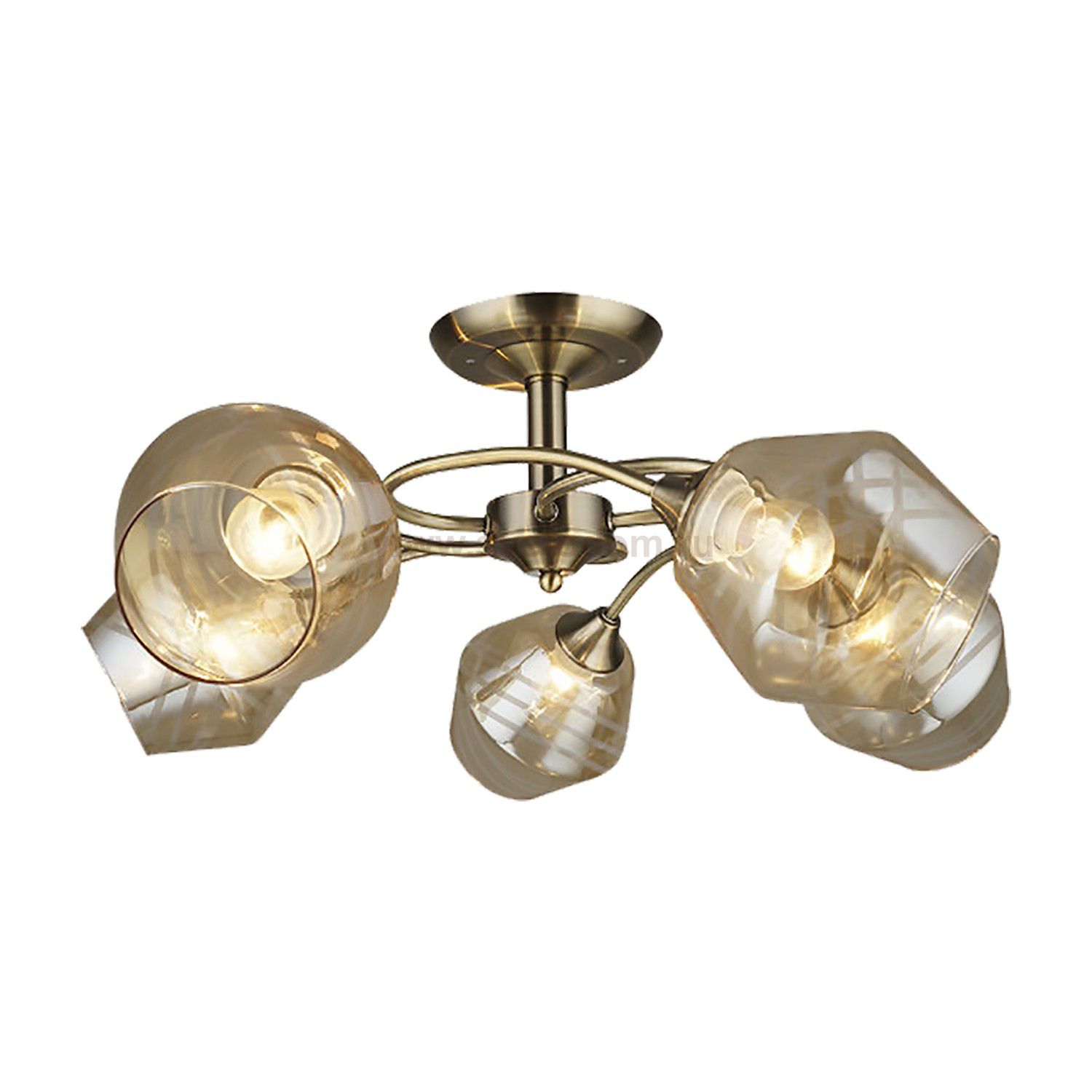 Люстра классическая Экономсвет 12140/5AB AMB