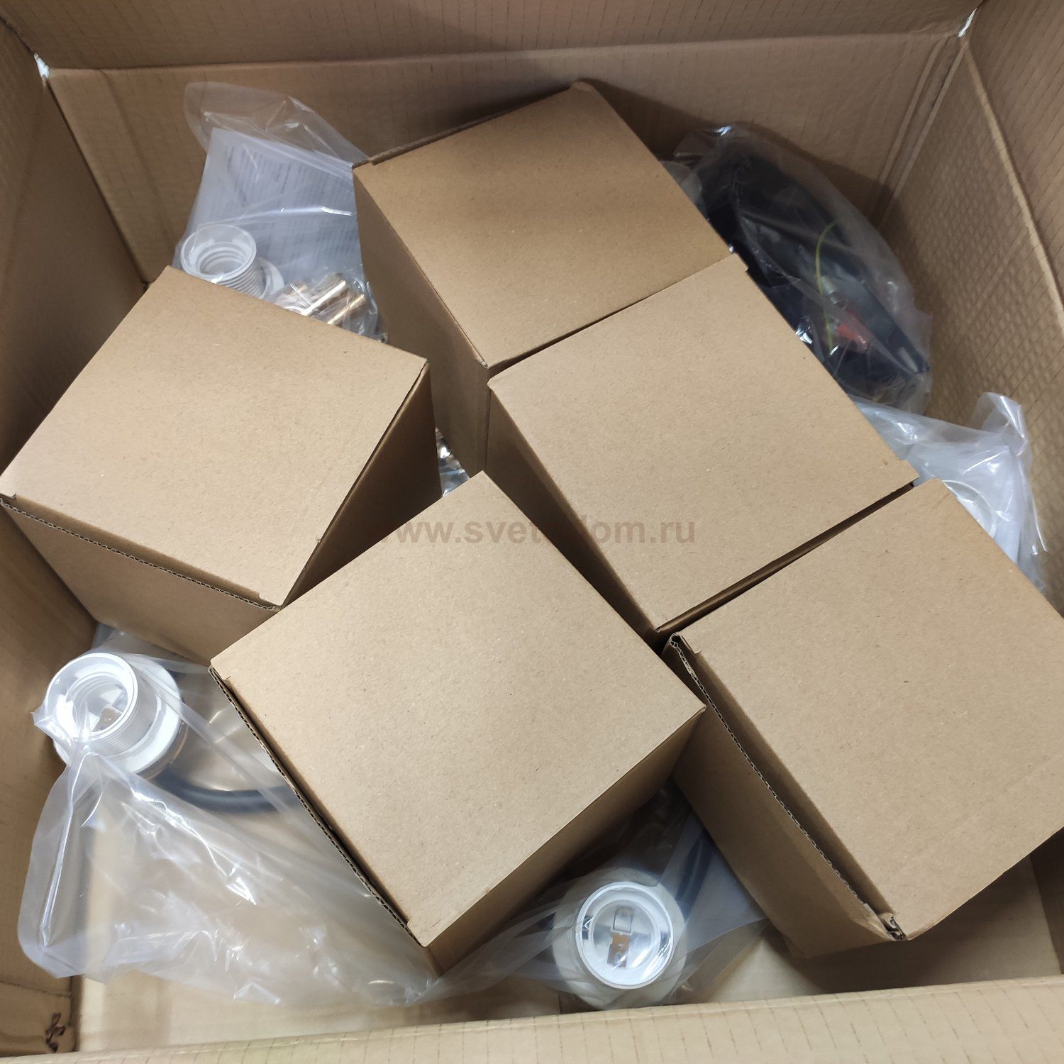 Люстра классическая 12146/5BK+FGD AMB Экономсвет