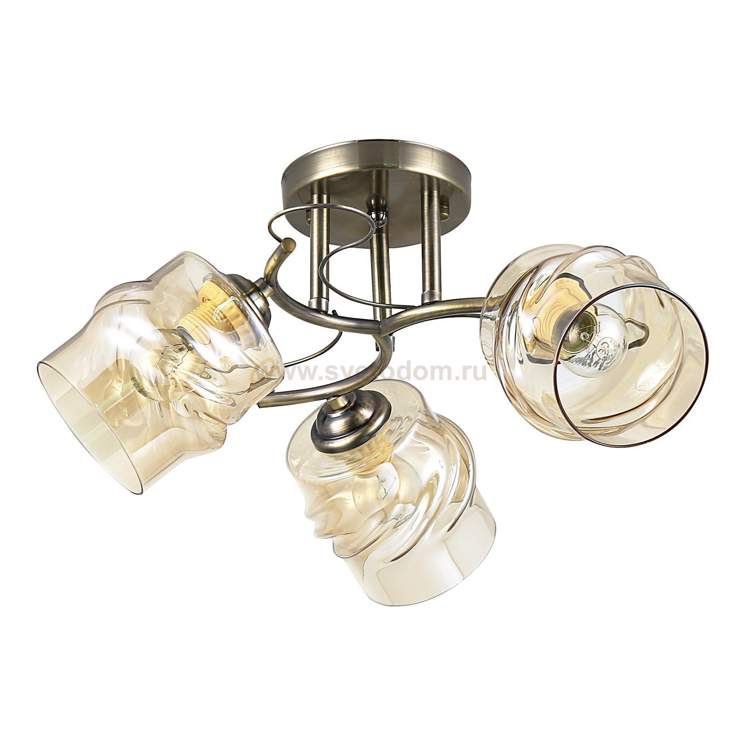 Люстра классическая Экономсвет 12151/3AB AMB