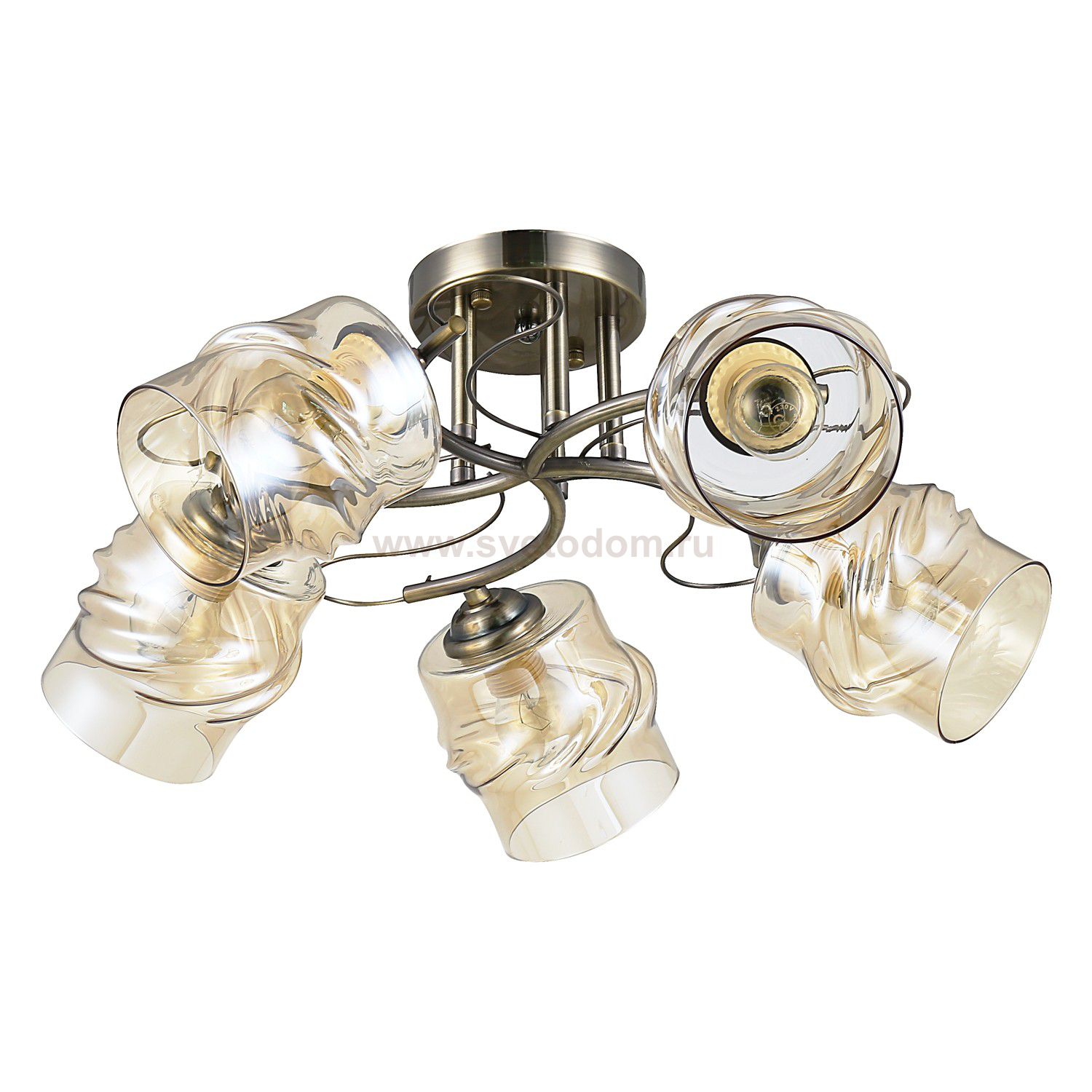 Люстра классическая Экономсвет 12151/5AB AMB