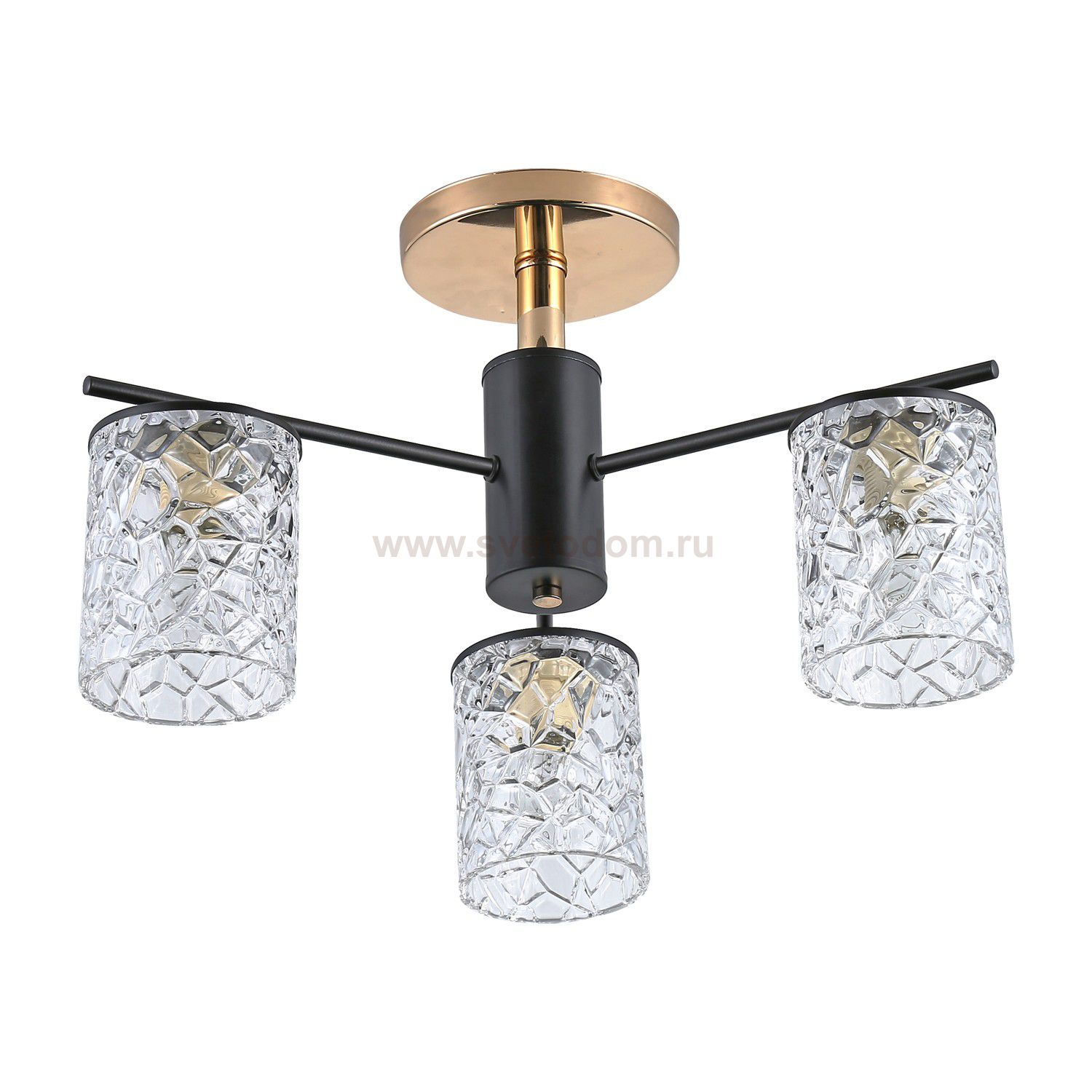 Люстра классическая 12158/3FG+BK CL Экономсвет