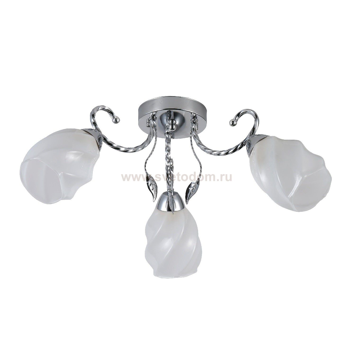 Люстра эконом 12172/3CR WT ЭкономСвет