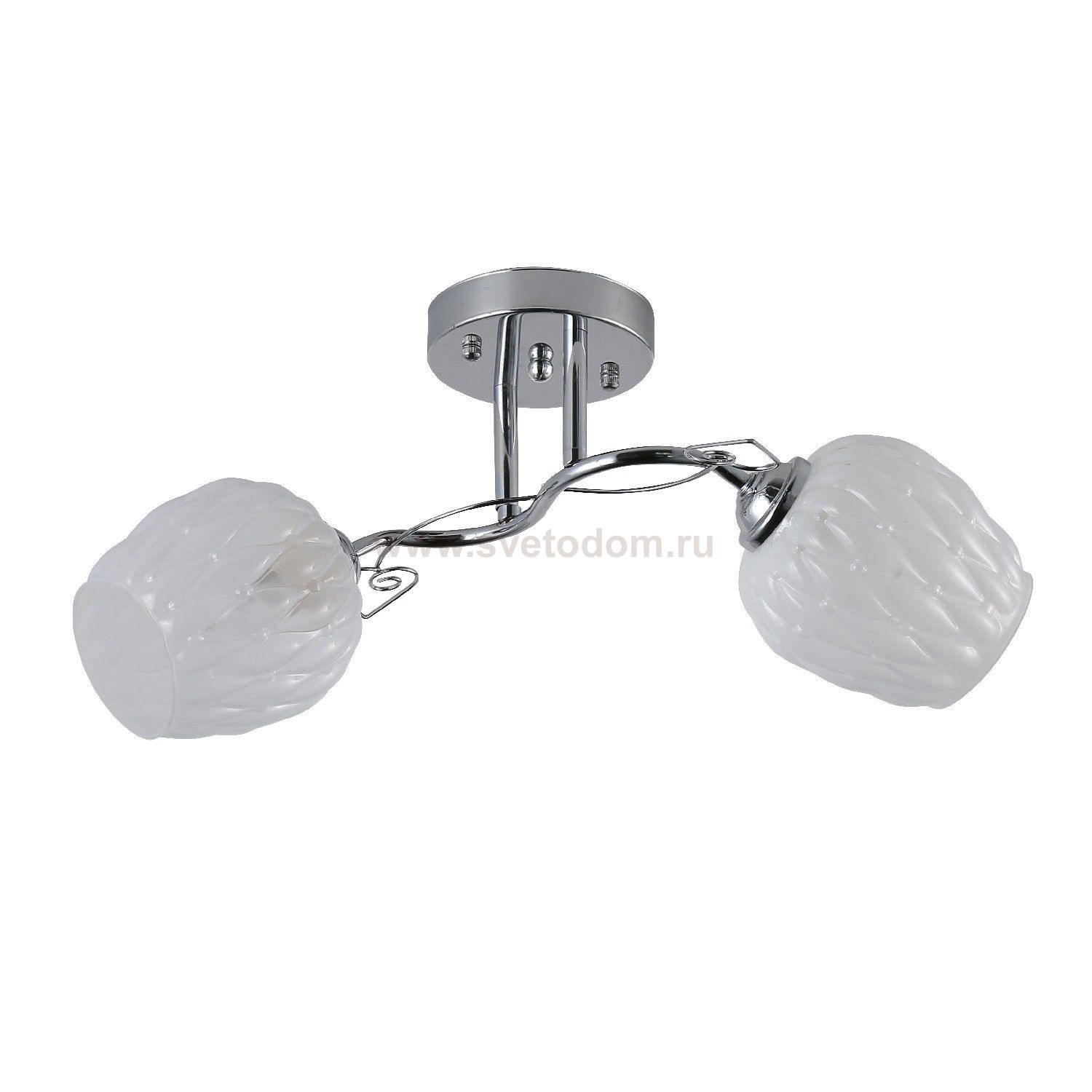 Люстра эконом 12173/2CR WT ЭкономСвет