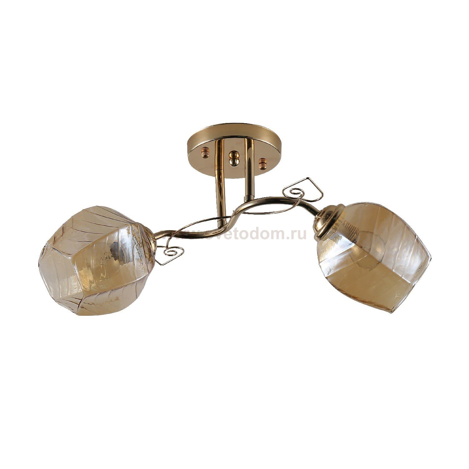 Люстра эконом 12180/2FGD AMB ЭкономСвет