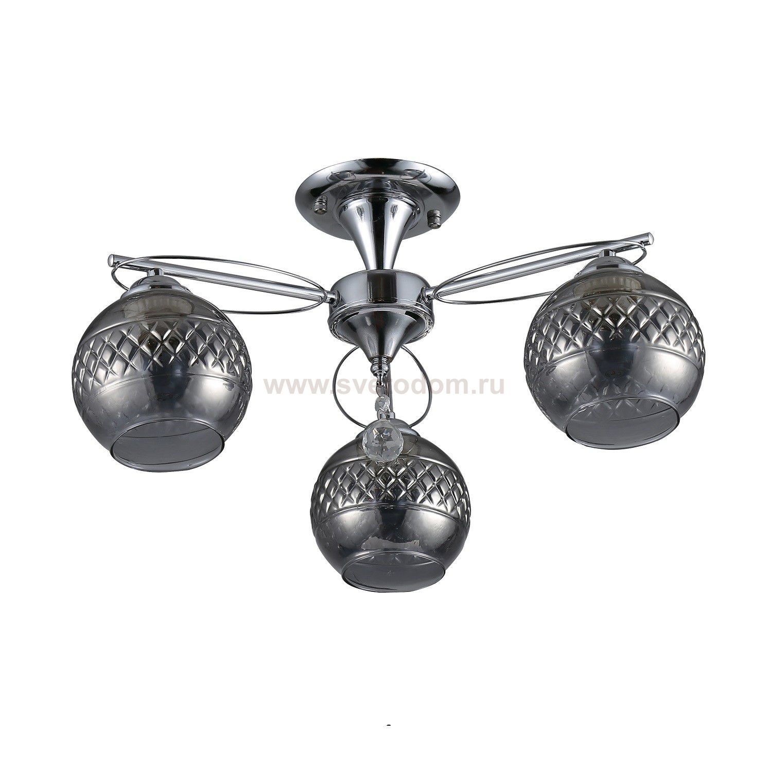 Люстра эконом 12189/3CR SM ЭкономСвет