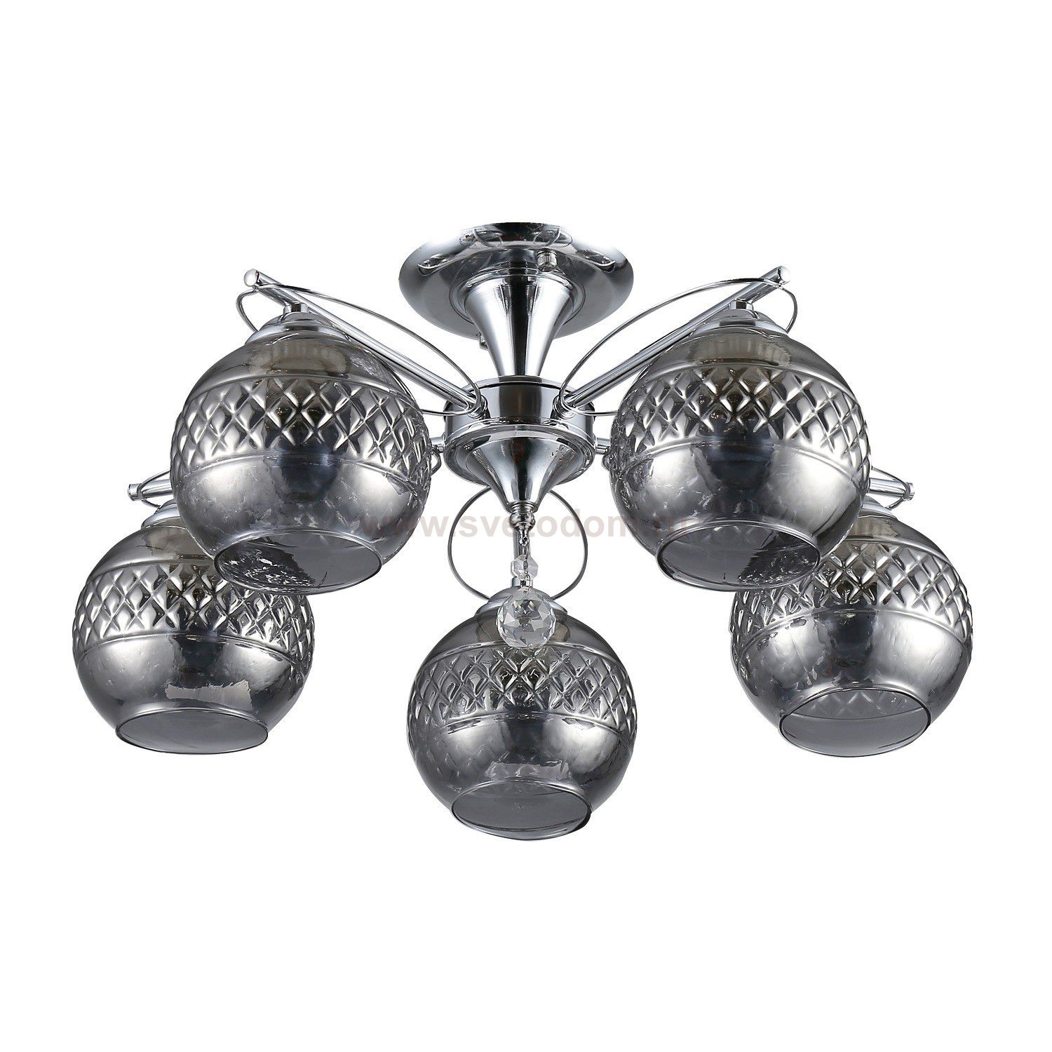 Люстра эконом 12189/5CR SM ЭкономСвет