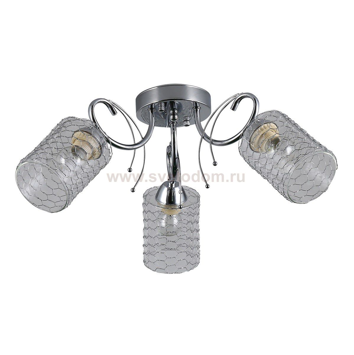 Люстра эконом 12192/3CR CL ЭкономСвет