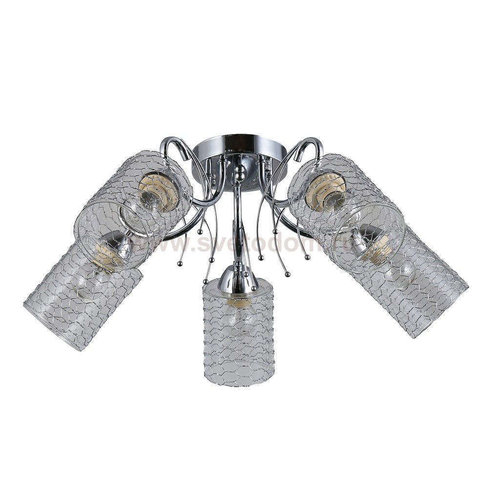 Люстра эконом 12192/5CR CL ЭкономСвет