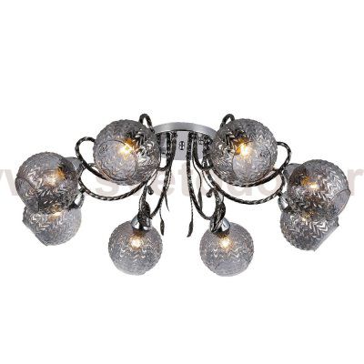 Люстра эконом 12193/8CR+PBK SM ЭкономСвет