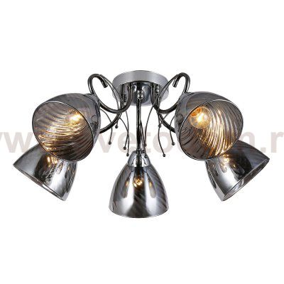 Люстра эконом 12194/5CR+PBK SM ЭкономСвет