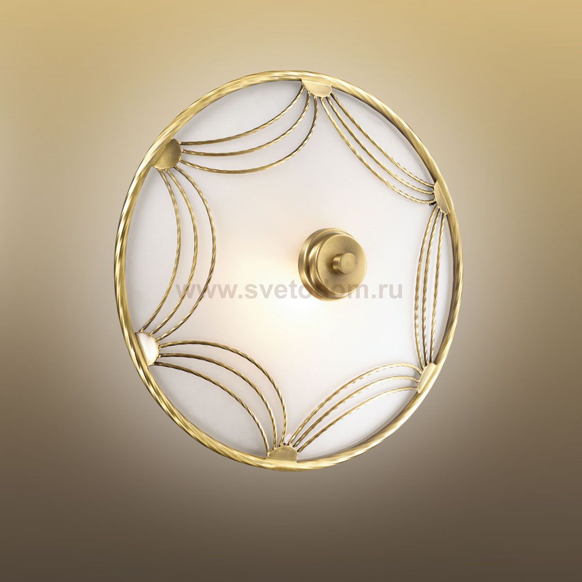 Потолочный светильник Сонекс 1219 бронза/белый SALVA