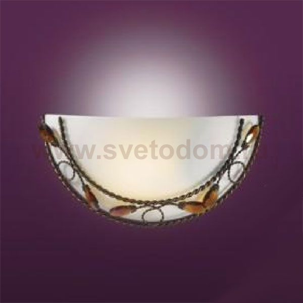 Светильник Сонекс 1220 белый/коричневый Lio