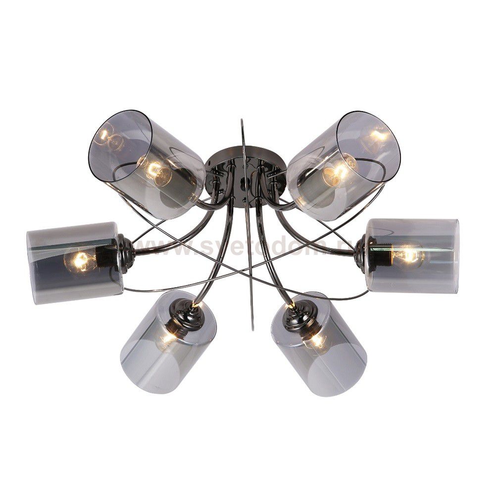 Люстра в стиле модерн 12218/6PBK SM ЭкономСвет