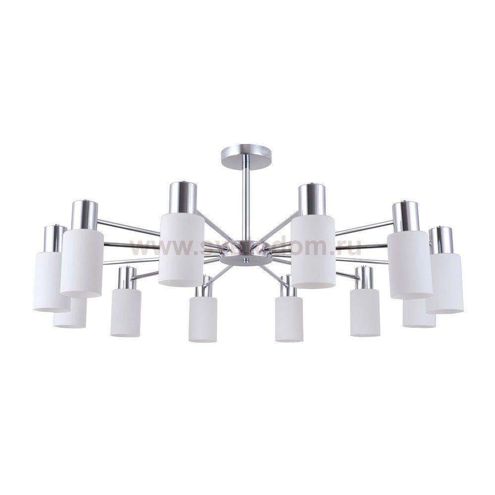 Люстра в стиле модерн 12220/12CR WT ЭкономСвет