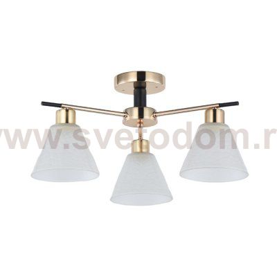 Люстра классическая 12223/3FGD+BK WT Экономсвет