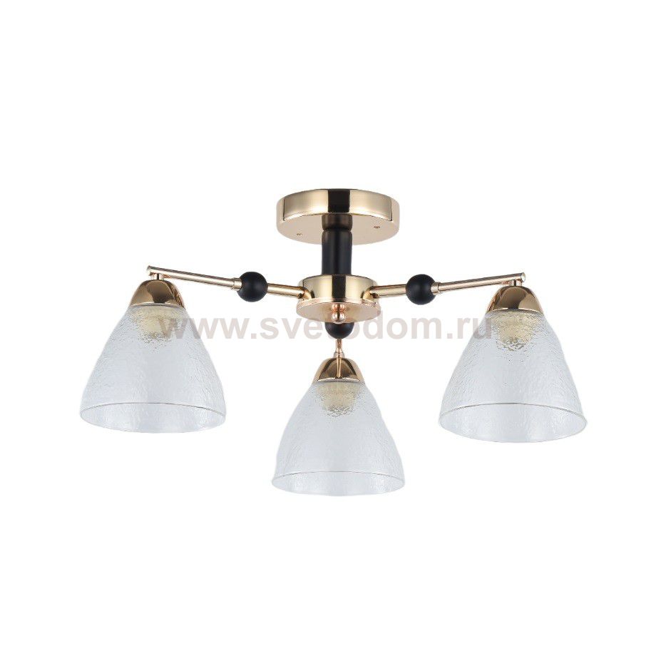 Люстра классическая 12224/3FGD+BK WCL ЭкономСвет