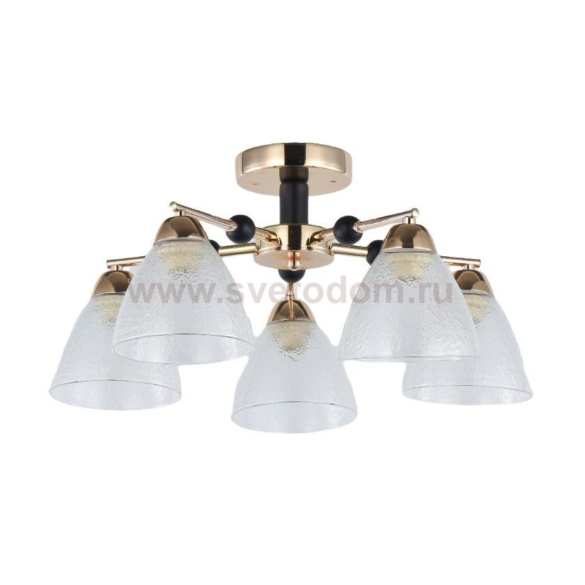 Люстра классическая 12224/5FGD+BK WCL Экономсвет