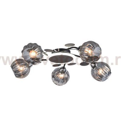Потолочная люстра 12230/5BK+CR GR LED Экономсвет