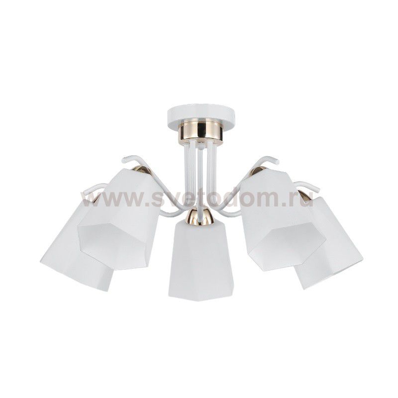 Люстра классическая 12231/5WT+FGD WT ЭкономСвет