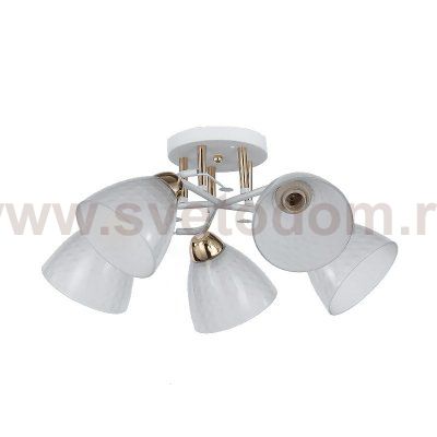 Люстра классическая 12232/5WT+FGD WT Экономсвет