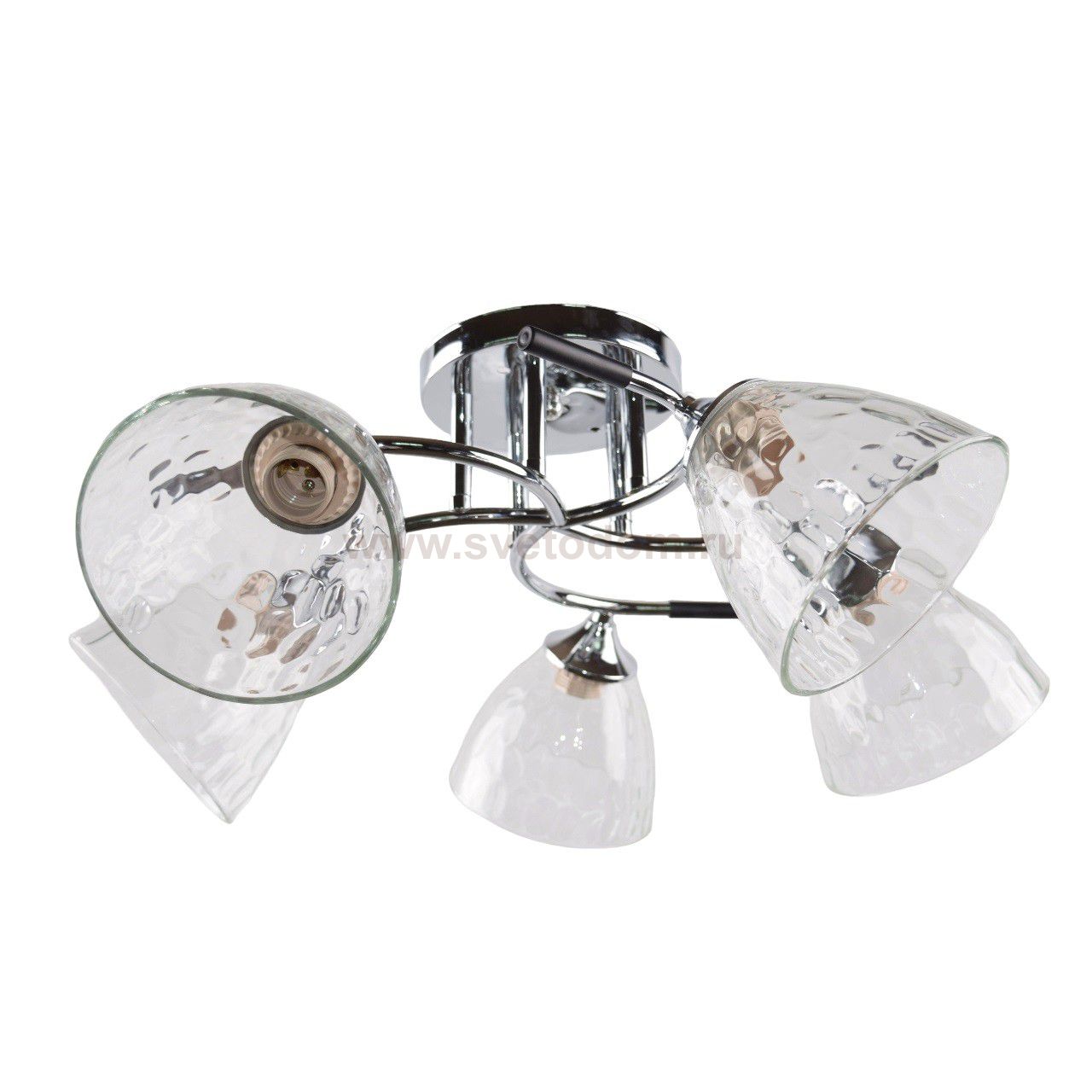 Люстра классическая 12236/5CR+BK CL ЭкономСвет