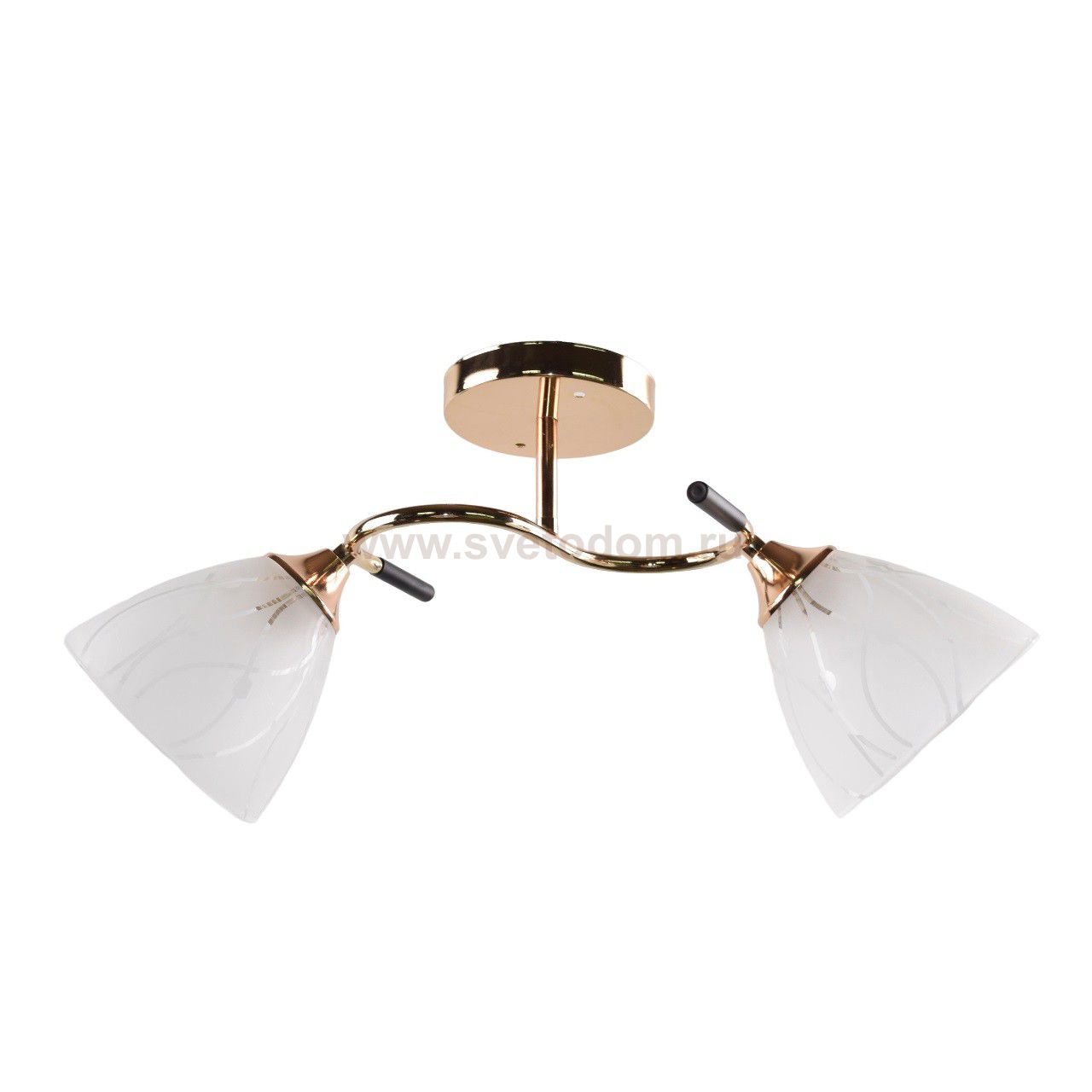 Люстра классическая 12238/2FGD+BK WT ЭкономСвет