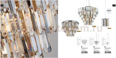 Светильник потолочный Divinare 1223/02 PL-5 NOVA