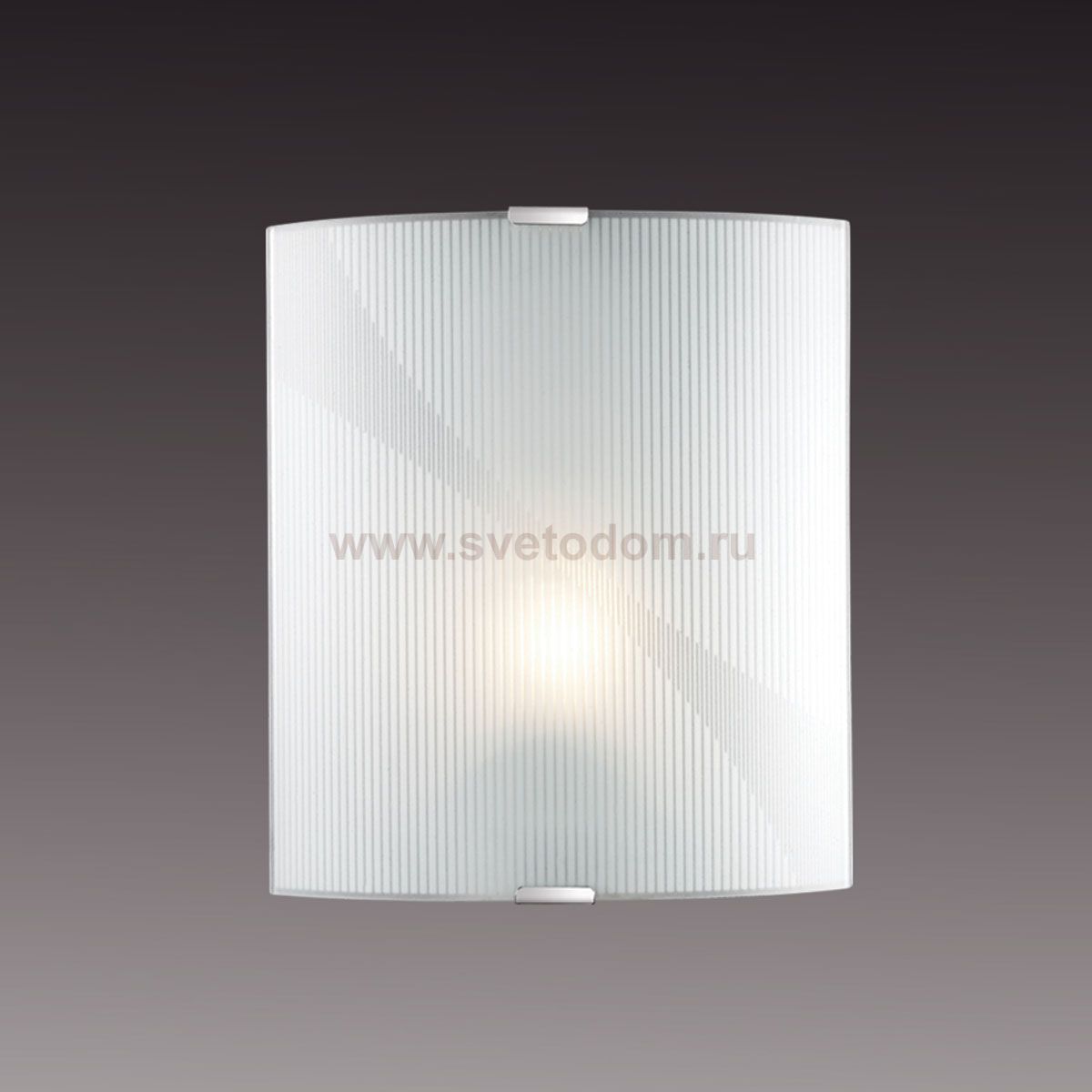 Светильник бра Сонекс 1225/М никель/белый ARBAKO