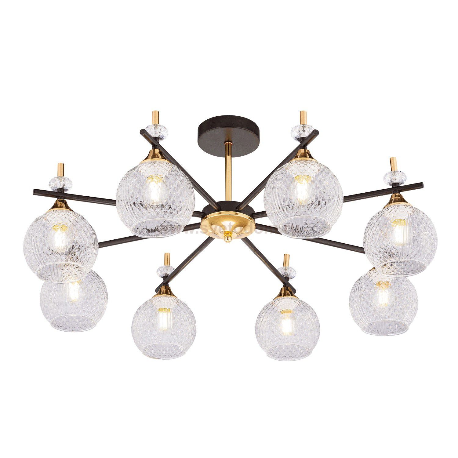 Люстра в стиле модерн 12253/8CF+FGD CL ЭкономСвет