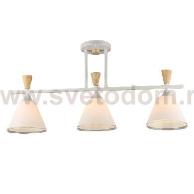 Люстра в стиле модерн 12256/3WT+WD WT ЭкономСвет