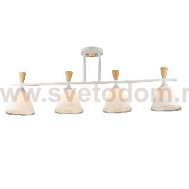 Люстра в стиле модерн 12256/4WT+WD WT ЭкономСвет