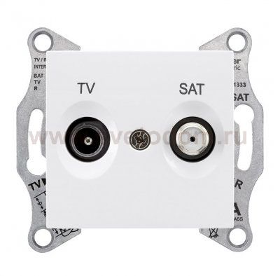 SE Sedna Бел Розетка TV/SAT оконечная 1dB (SDN3401621)