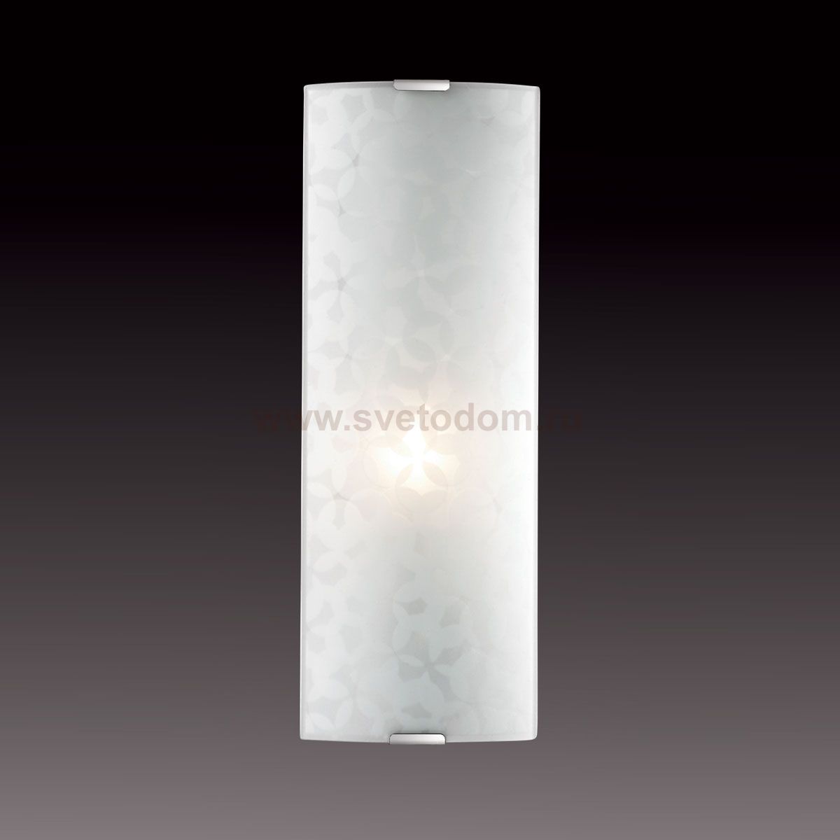 Светильник бра Сонекс 1226/L никель/белый SANTA