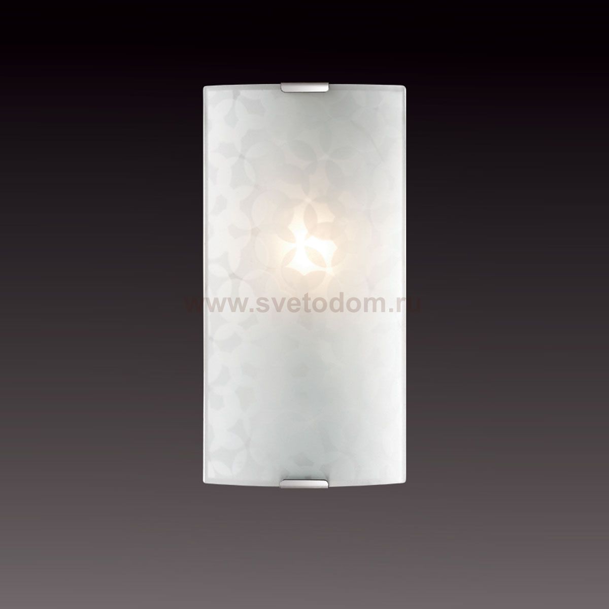 Светильник бра Сонекс 1226/S никель/белый SANTA