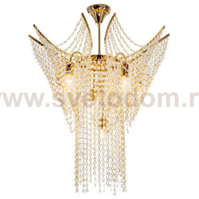 Люстра с хрусталем Экономсвет 12308A/7FGD WT