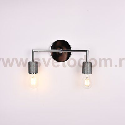 Бра RH Utilitaire Double Sconce Silver ImperiumLoft 123265-22
