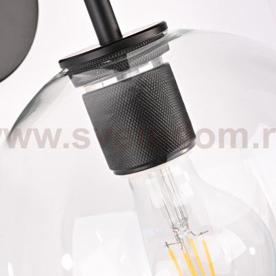 Бра RH Utilitaire Globe Shade Single Sconce Black ImperiumLoft 123275-22