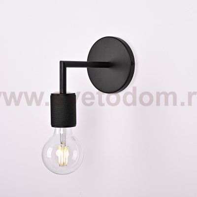 Бра RH Utilitaire Single Sconce Black ImperiumLoft 123284-22