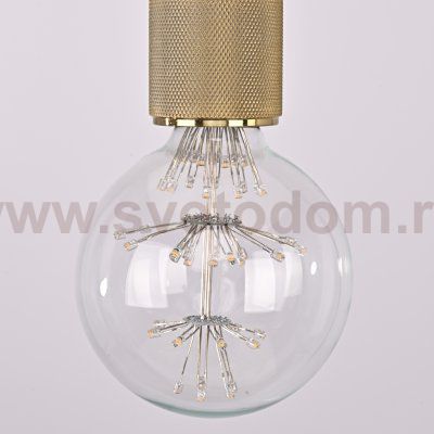 Лампа прозрачная с елочкой LED Е27 1.5W ImperiumLoft 123325-22