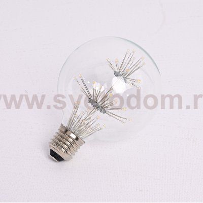 Лампа прозрачная с елочкой LED Е27 1.5W ImperiumLoft 123325-22