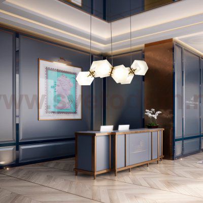 Люстра Gabriel Scott  Welles Glass L2 ImperiumLoft 123396-22