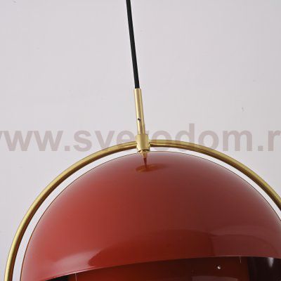 Люстра Louis Weisdorff Gubi Multi-lite Pendant Red ImperiumLoft 123431-22