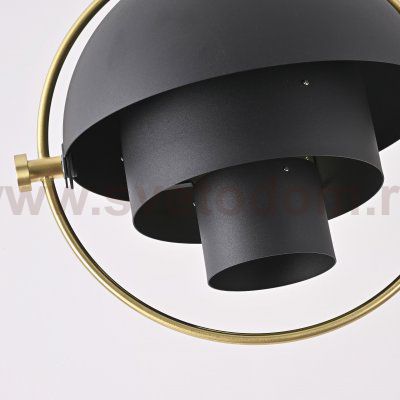 Люстра Louis Weisdorff Gubi Multi-lite Suspension Lamp Black ImperiumLoft 123433-22