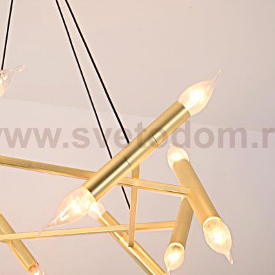 Подвесной светильник JONATHAN BROWNING Le Pentagone Chandelier 20 Light ImperiumLoft 123487-22