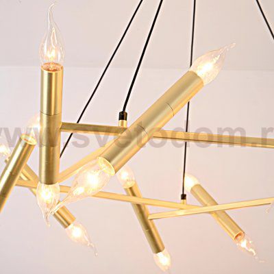 Подвесной светильник JONATHAN BROWNING Le Pentagone Chandelier 20 Light ImperiumLoft 123487-22
