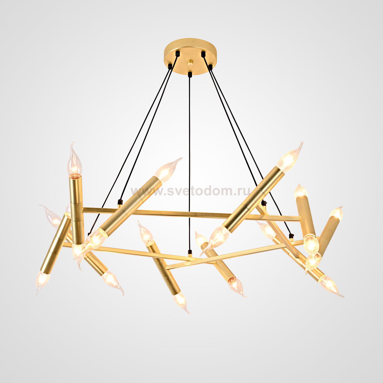 Подвесной светильник JONATHAN BROWNING Le Pentagone Chandelier 20 Light ImperiumLoft 123487-22