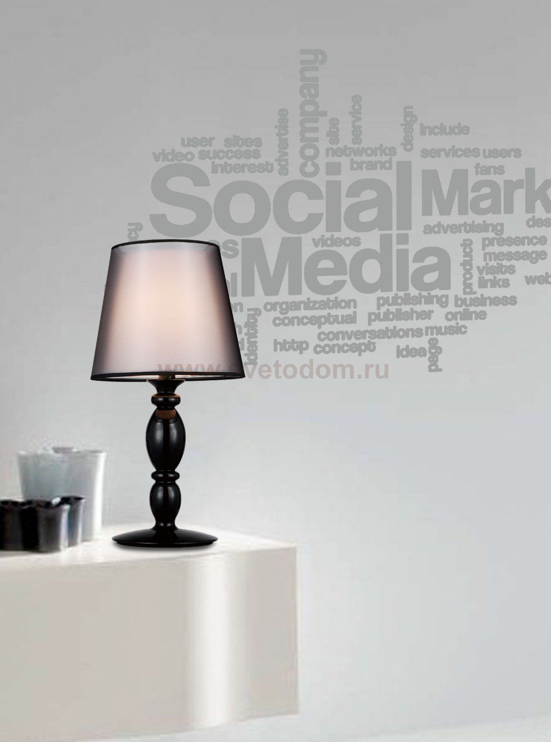 Светильник настольный Artpole Liebreiz T1 BK (арт. 1234)